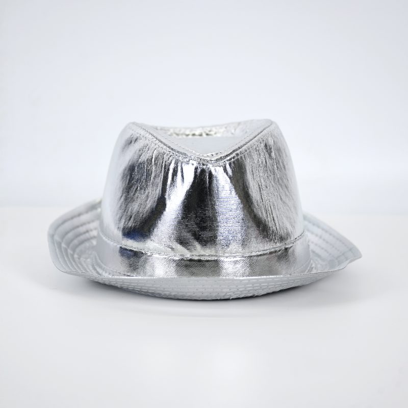 SOMBRERO DE TELA BRILLANTE X12