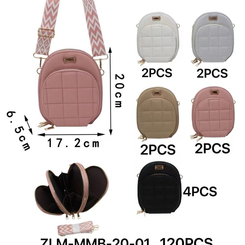 CARTERA BANDOLERA OVALADA X12