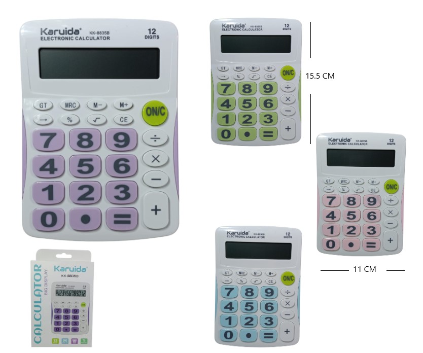 [PREITKK8835B] CALCULADORA KARUDIA 12 DIGITOS