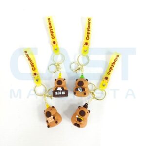 OFERTA* LLAVERO {KC803} 5CM CAPYBARA -PACK X12