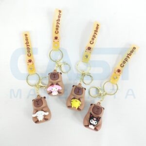 OFERTA* LLAVERO {KC812} 5CM CAPYBARA  -PACK X12