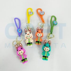 OFERTA* LLAVERO {KC804} 7.5CM CONEJO EN -PACK X12