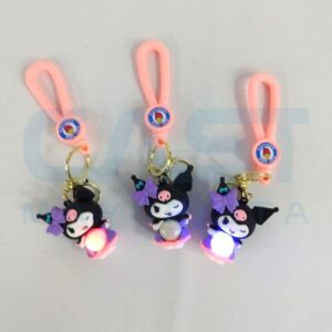 OFERTA* LLAVERO C/LUZ {KC799} 6.5CM GATO-PACK X12
