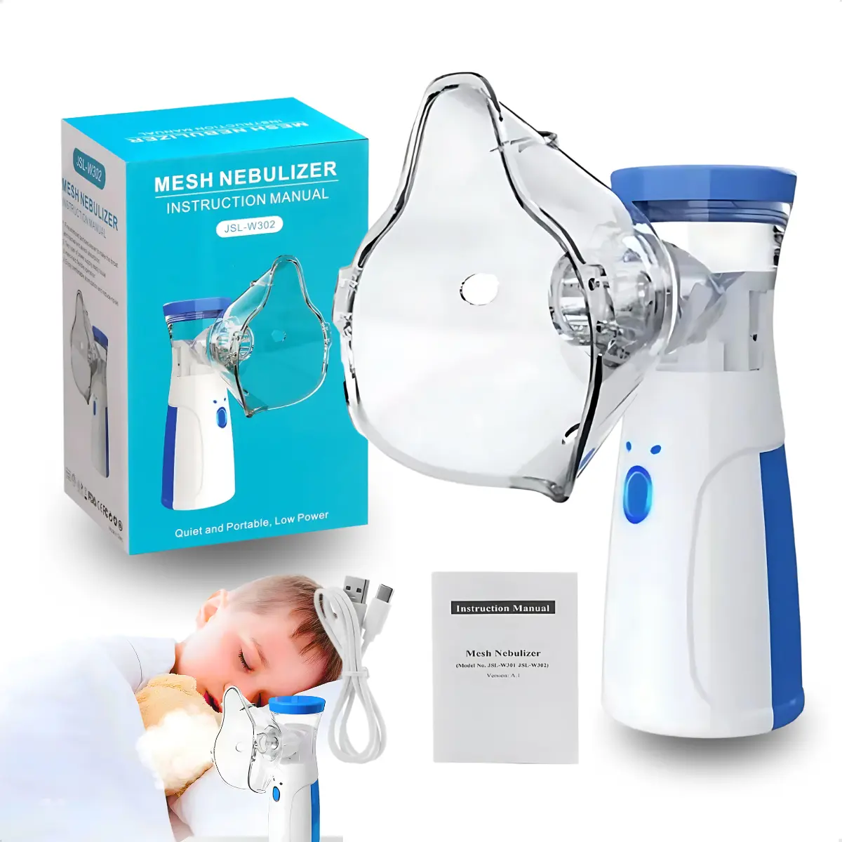 NEBULIZADOR PORTATIL INALAMBRICO USB