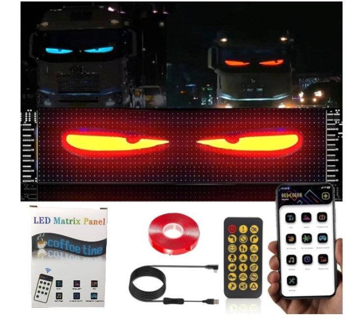 PANTALLA LED FLEXIBLE PERZONALIZABLE 90x19
