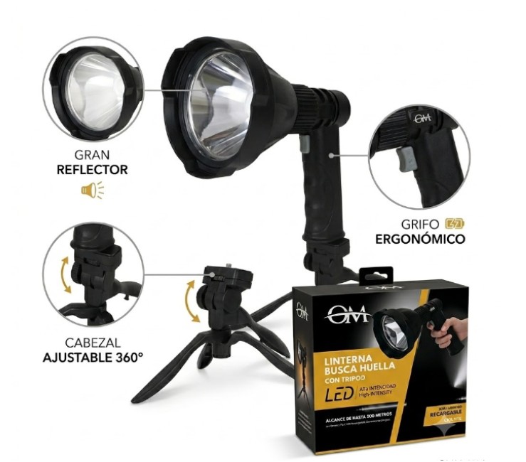 LINTERNA LED BUSCAHUELLA C/ TRIPODE
