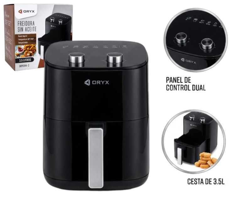 FREIDORA DE AIRE 3.5L C /PANEL DIGITAL