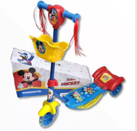 MONOPATIN MICKEY CON LUZ Y SONIDO 014312