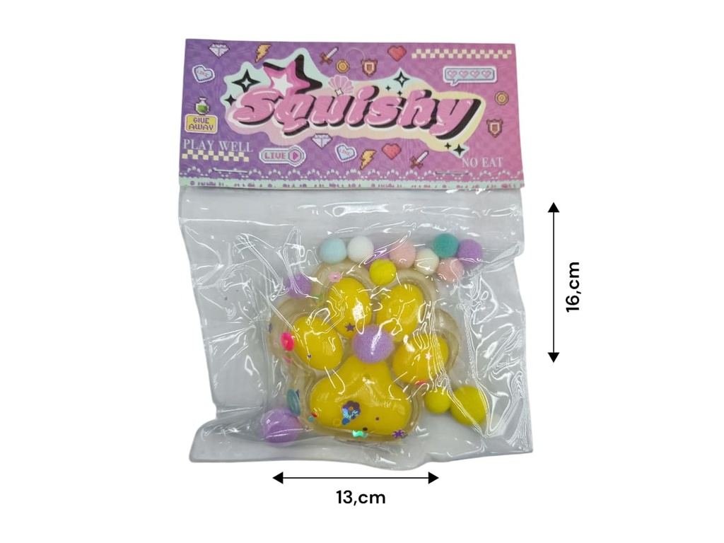 SQUISHY PATITA TRANSPARENTE