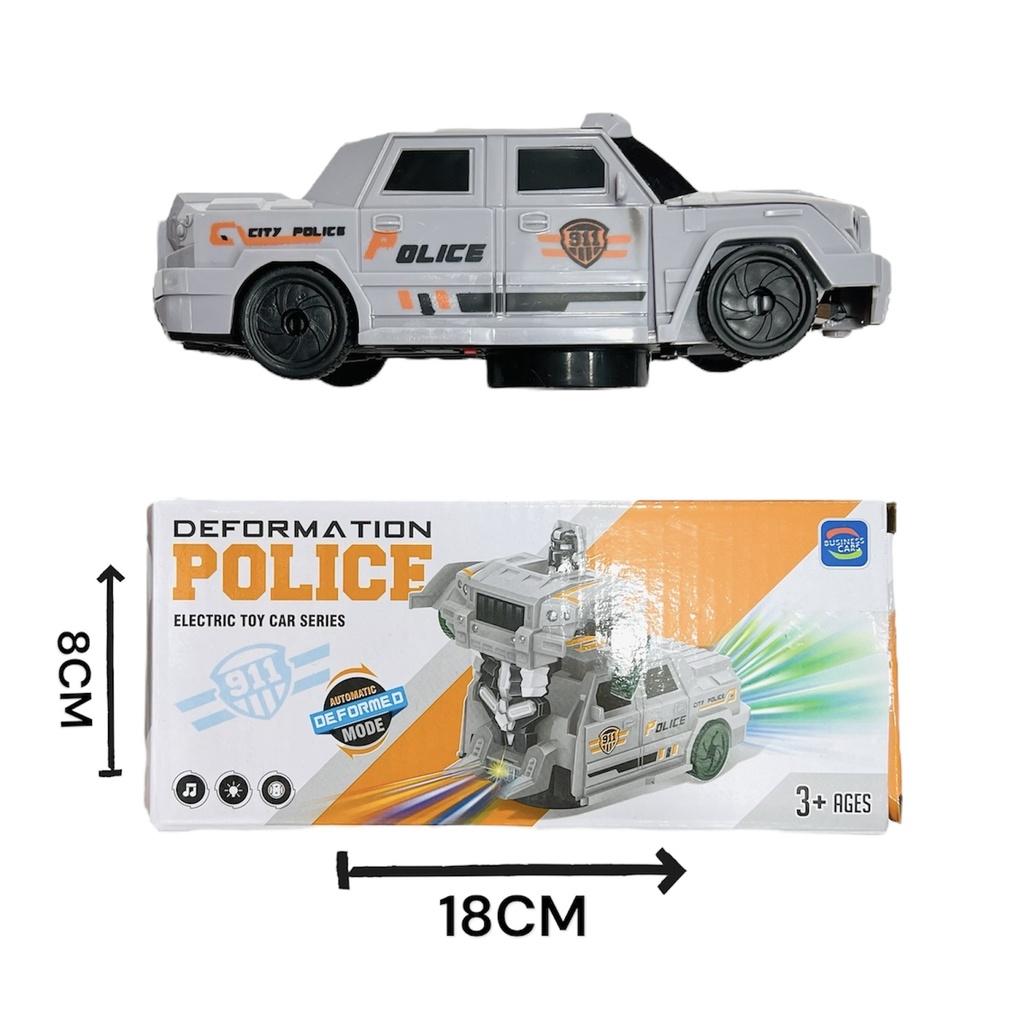 AUTO TRANSFORMERS POLICIA GRIS 360190