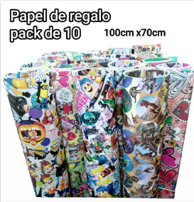 [PRENR11493] PAPEL DE REGALO X 10