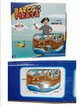 CARPA BARCO PIRATA PLEGABLE 018280