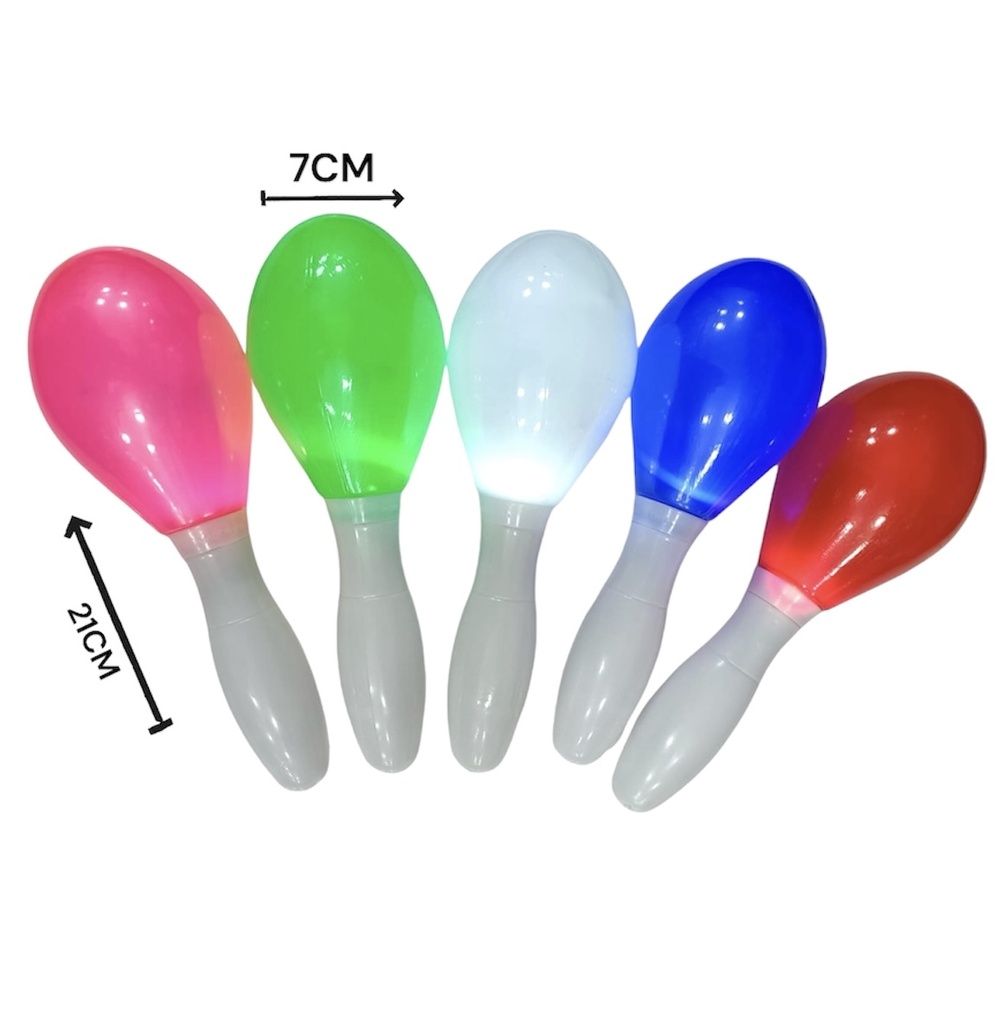 VARITA MARACAS CON LUZ 105639