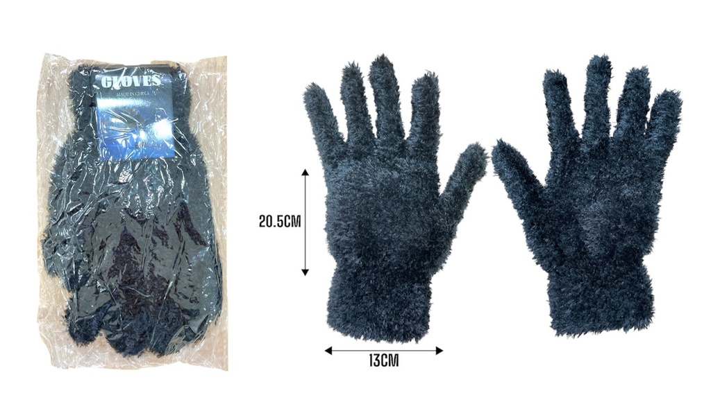 GUANTE CHENILLE ADULTO (SOLO X DOCENA) SL113