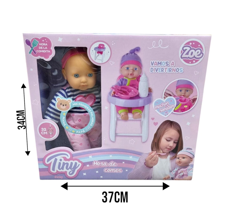 BEBOTE TINY HORA DE COMER CON SILLA