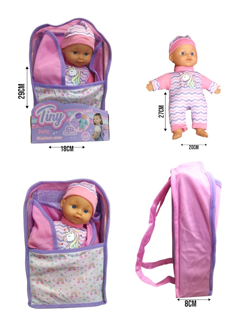 BEBOTE TINY CON MOCHILA