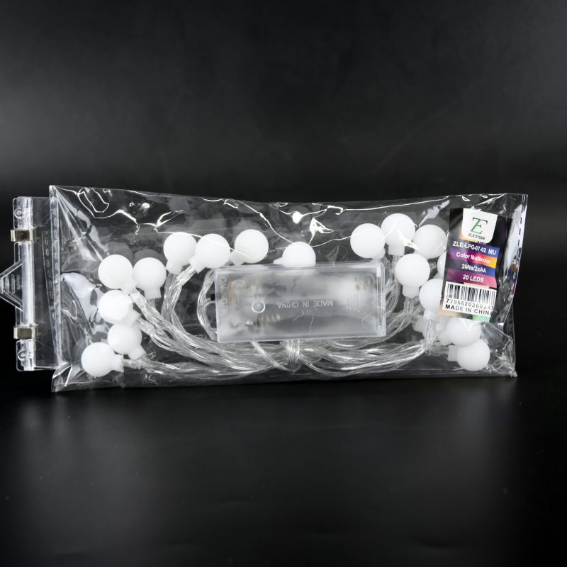 GUIRNALDA 20 LED – BOLITAS BLANCA (AA)