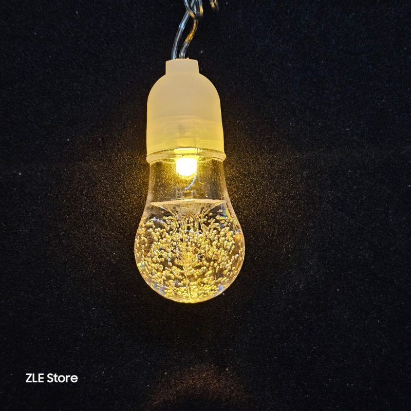 10 LED – GOTA DE AGUA CON CABEZAL BLANCO (BURBUJAS) (220V)