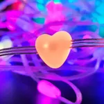 TIRA 66 LEDS CORAZÓN (220V)