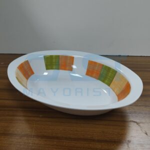 [PRECTCIP8952133] FUENTE OVAL 30CM PROFUNDA DECORADA MELAMINA
