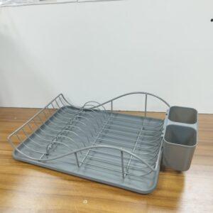 [PRECTRESPA1187] ESCURRIDOR CURVA GRIS C/ BANDEJA