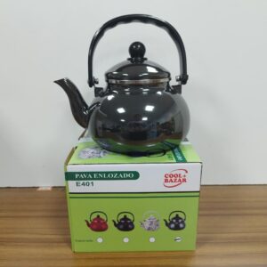 PAVA ENLOZADA 1.5L NEGRO