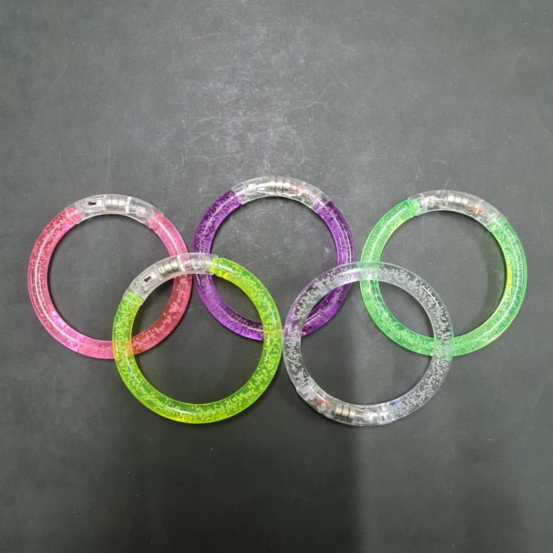 PULSERA ACRÍLICA CON LUZ X12U