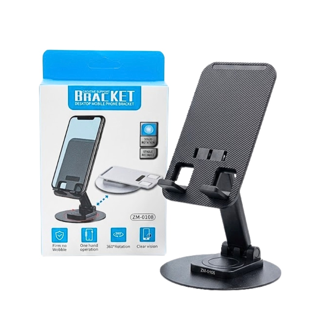 SOPORTE DE MESA PARA TABLETS Y CELULARES