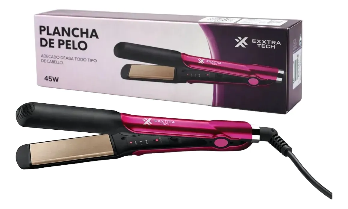 PLANCHITA DE PELO EXXTRA TECH TODO TIPO DE CABELLO