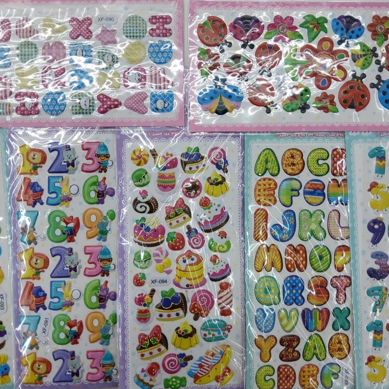STICKER SURTIDO 9.5*23CM X12U