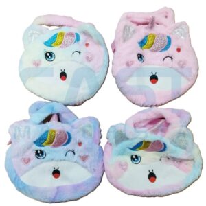 CARTERA INFANTIL {MAB91} PELUCHE UNICORNIO
