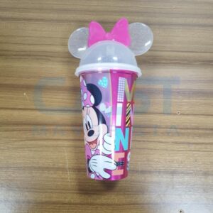 [PRECTBEGI01MINNIEH06] VASO 500ML TAPA OREJAS C/ SORBETE MINNIE