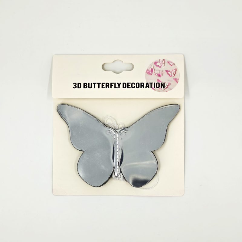 [PREZLCMA0401] CORTINA METALIZADA DE MARIPOSAS X12