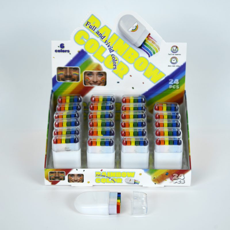 PINTURA FACIAL ARCOÍRIS X24