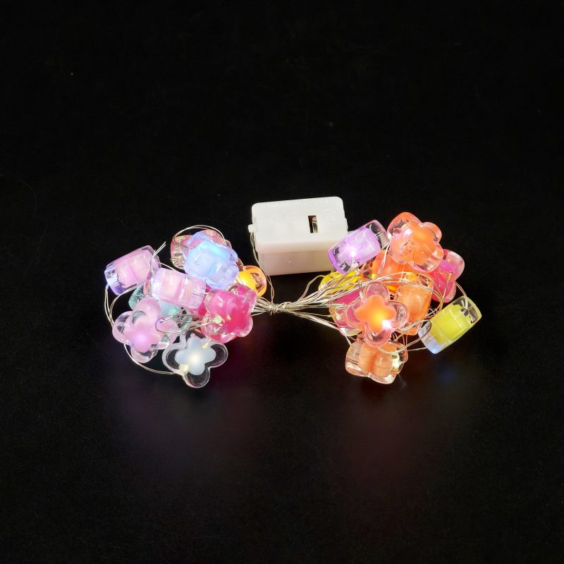 [PREZLLPM5201] MECANISMO ALAMBRE FLOR 20 LEDS X12