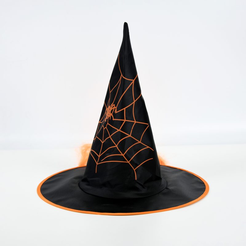 SOMBRERO DE HALLOWEEN CON MECHONES X12