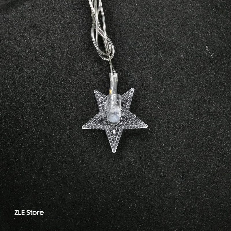 28 LED – ESTRELLAS CON PERLAS 220V