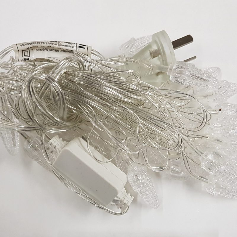 28 LED – MAIZ TRANSPARENTE 220V