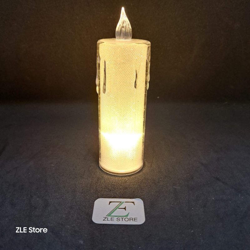 VELA CON LUZ ALTA TRANSPARENTE X12U