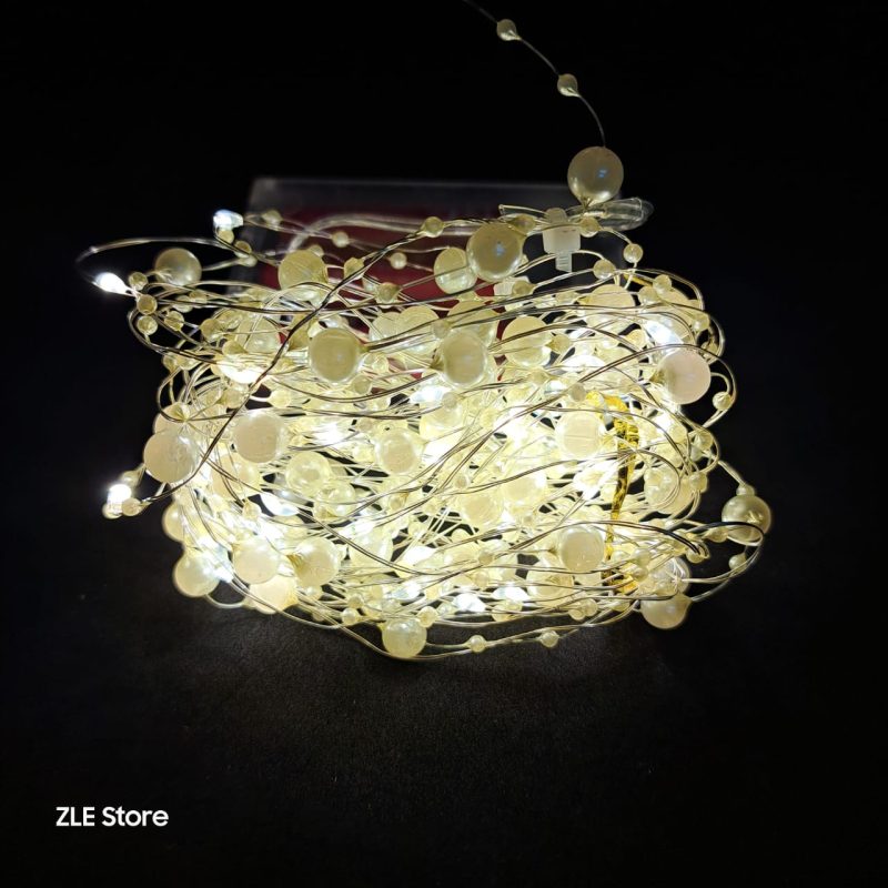 GUIRNALDA 50 LEDS PERLAS 5 MTS