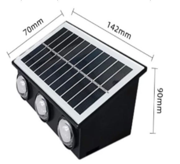 LÁMPARA SOLAR DE PARED