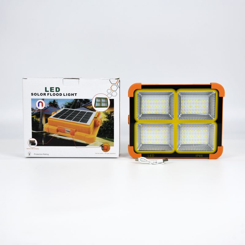 FOCO LED SOLAR RECARGABLE MULTIFUNCIONAL