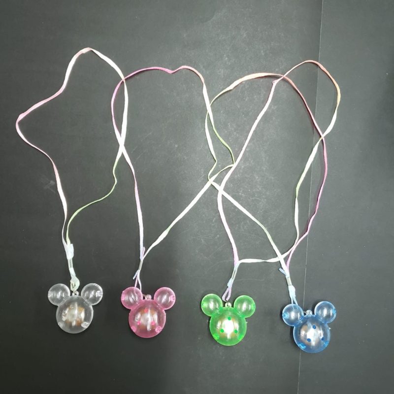 COLGANTE CON LUZ MICKEY TRANSPARENTE X48U