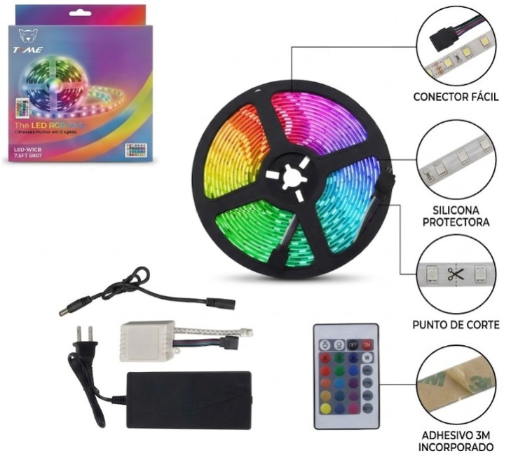 TIRA LED RGB 5M 28X35