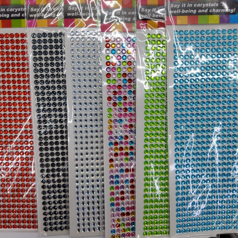 STICKER DE 280 DIAMANTES X12U