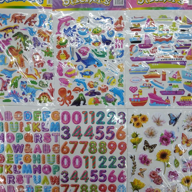 STICKER SURTIDO 14*14.5CM X12U