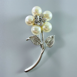 PRENDEDOR DE METAL CON STRASS 22-461/18