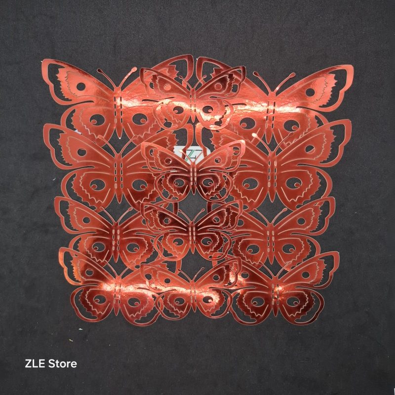 MARIPOSA DE PAPEL SIMPLE X12