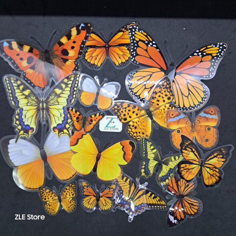 MARIPOSA DE PVC X12U
