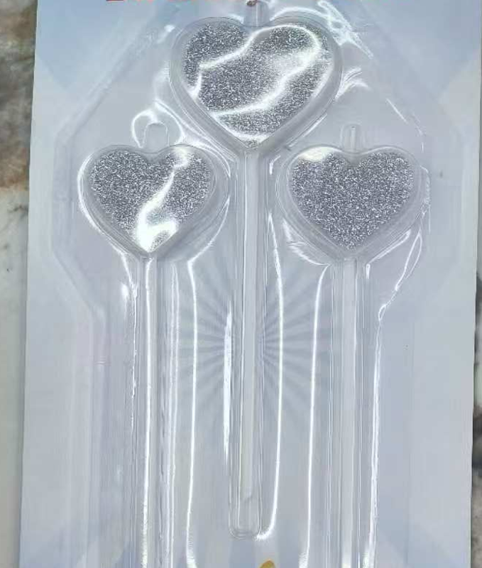 VELA DE CUMPLEAÑOS CORAZON 23*12,5 X3